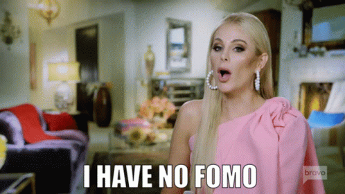 Having No Fomo What So Ever To Know GIF