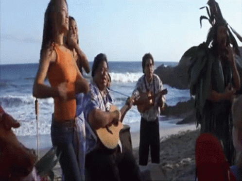 People Doing A Hawaiian Dance GIF