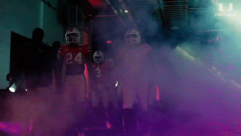 Hawaii Game Football Entrance Player GIF