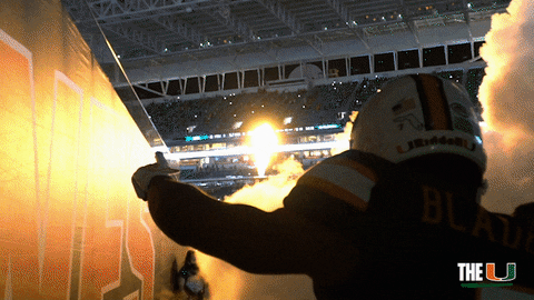 Hawaii Smokey Football Entrance GIF