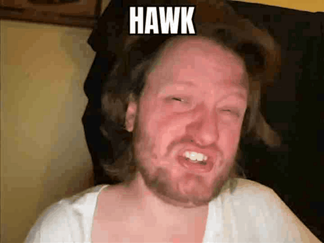 Hawk Tuah Internet Personality Funny Silly Face GIF