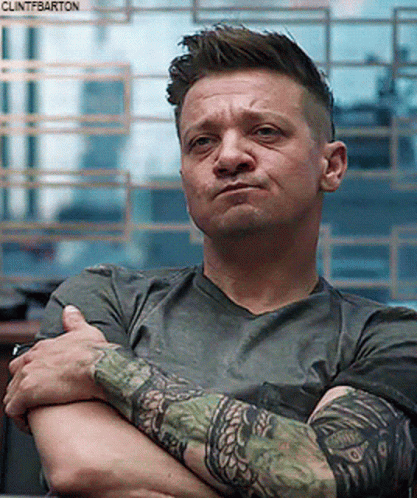 Hawkeye Doubtful Marvels Avengers GIF