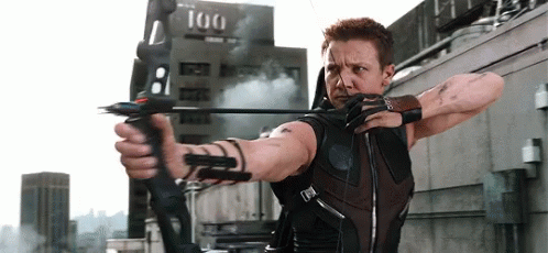 Hawkeye Laser Bow Moving Target GIF