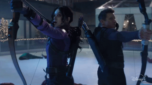 Hawkeye Kate Bishop Bow And Quiver GIF