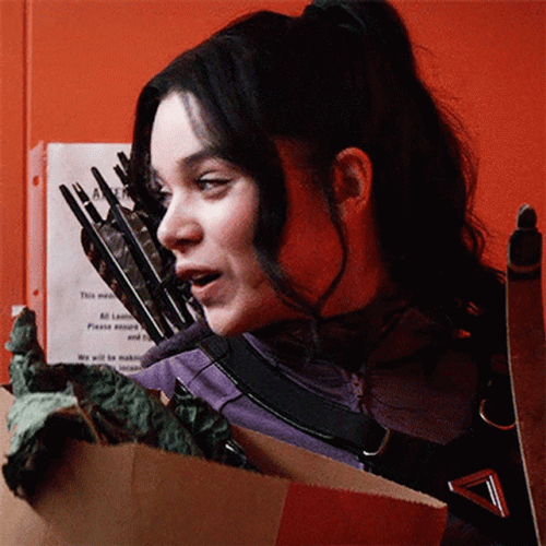 Hawkeye Kate Bishop Thrilled GIF