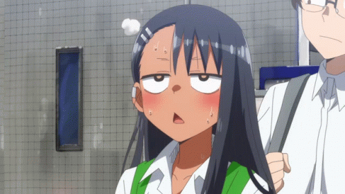 Hayase Nagatoro Sweating Hot Sun GIF