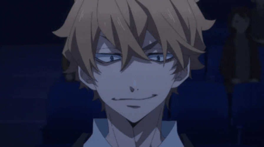 Hayato Sasugai Evil Grin GIF