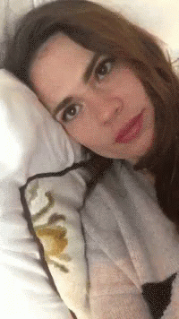 Hayley Atwell Eating Whole Cookie GIF