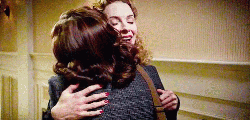 Hayley Atwell Lesbian Kiss A Lady GIF