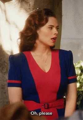 Hayley Atwell Oh Please GIF
