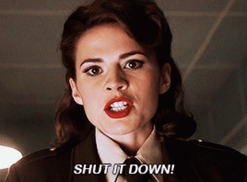 Hayley Atwell Shut It Down GIF