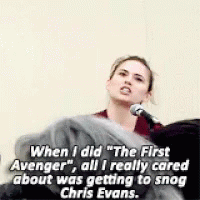 Hayley Atwell Talks About First Avenger Movie GIF