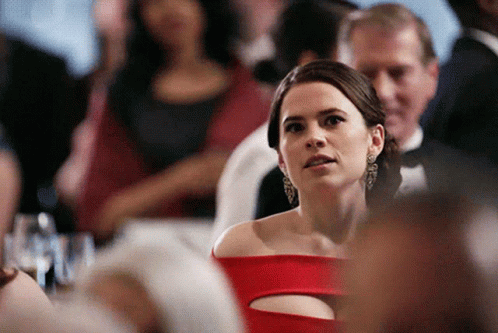 Hayley Atwell Tired And Bored GIF