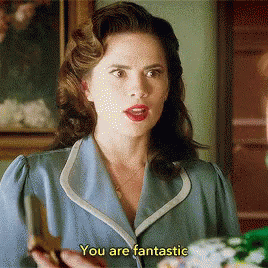 Hayley Atwell You Are Fantastic GIF