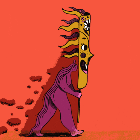 Hayley Powers Mask Month Walk GIF