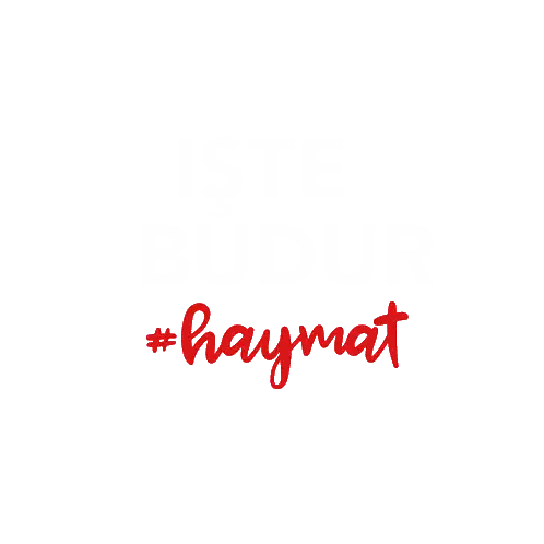 Haymat in Red Letters