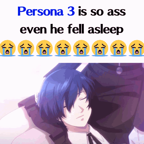 He Fell Asleep With Persona 3 Boy Picture