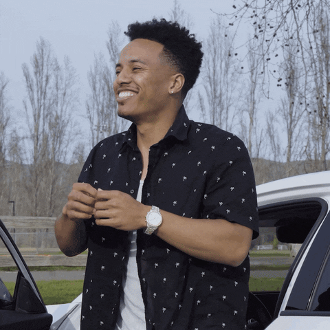 He Is Happy And Praise God GIF