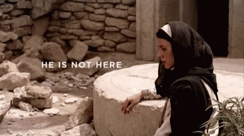 He Is Risen Mary Magdalene GIF