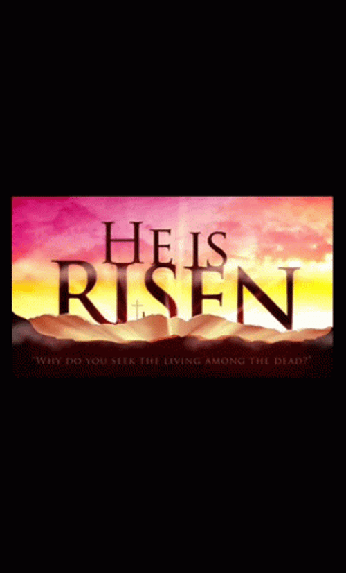 He Is Risen Sunset GIF