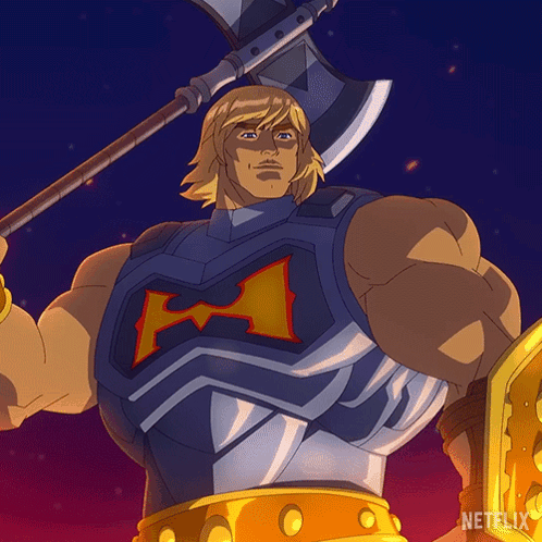 He-Man Holding Large Axe