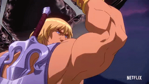 He-Man Holding Sword