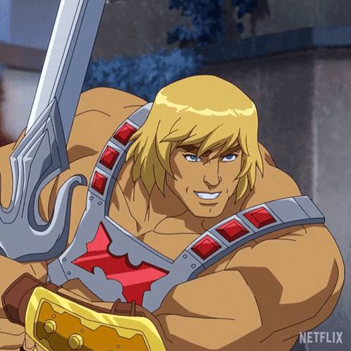 He-Man Holding Sword