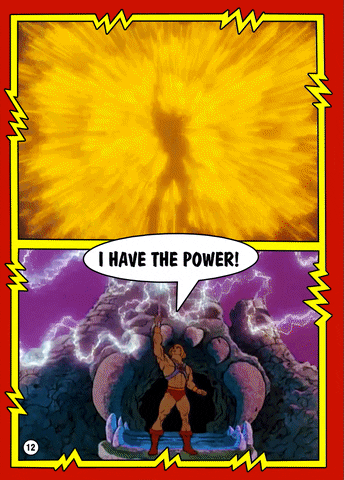 He Man I Have The Power Comics Transformation GIF