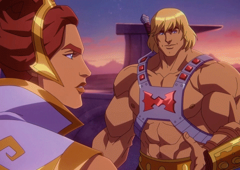 He Man Teela Tag Team GIF
