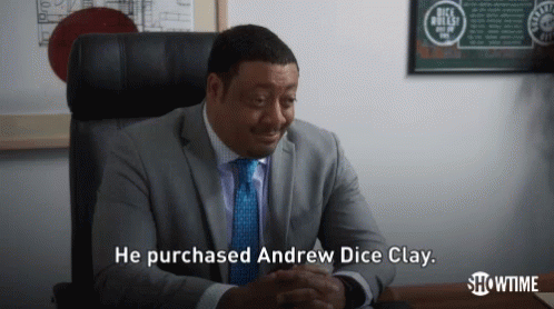 He Purchased Andrew Dice Clay GIF