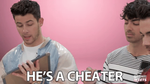 He's A Cheater Joe Jonas Jonas Brothers GIF