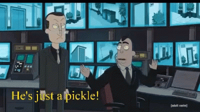 He's Just Pickle Rick Not Monster GIF