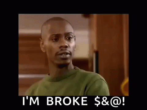 He Says I'm Broke Dave Chappelle Crack Meme GIF