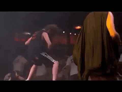 Head Banging Rock Guitar Concert GIF