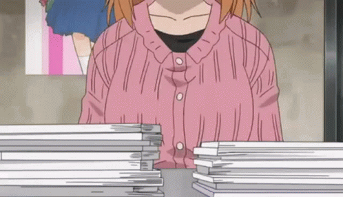 Head Desk Saki Kasukabe GIF