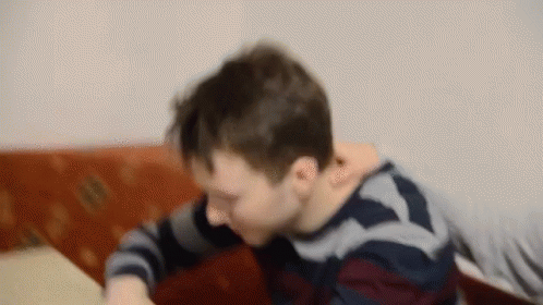 Head Desk Super Sad Guy GIF