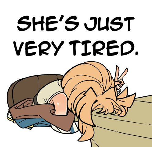Head Desk Very Tired GIF
