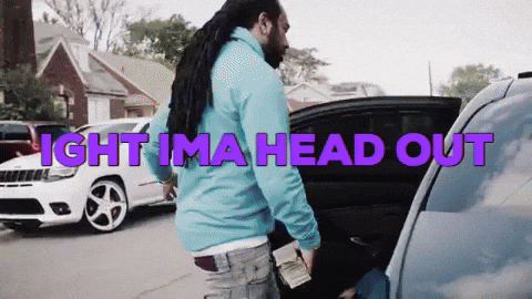 Head Out Of The Car GIF