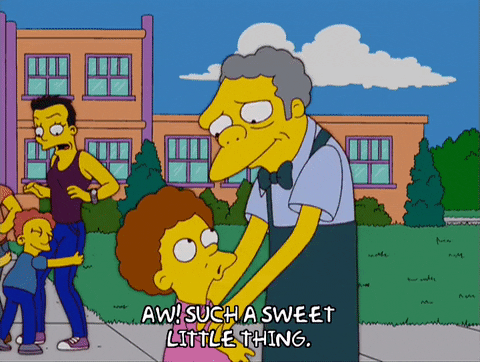 Head Pats Moe Szyslak The Simpsons GIF
