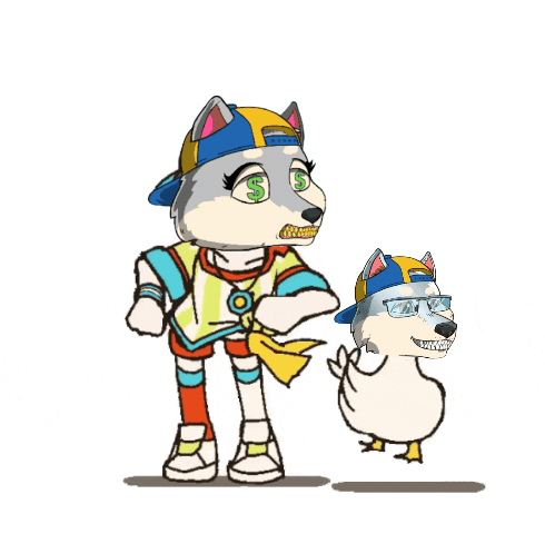 Head Replaced With Dog Duck Dance GIF