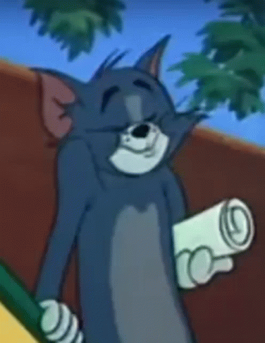 Head Shake Of Tom The Cat GIF