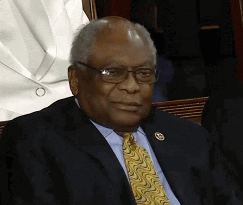 Clyburn Is Doing Head Shake GIF