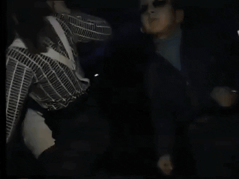 Head Shake Dancing Kid Dark Shades GIF