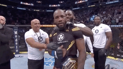 Head Shot Bang Done Leon Edwards GIF