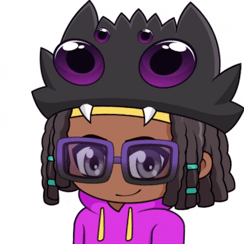 Head Tap Animated Young Boy In Purple Jacket GIF