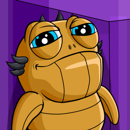 Head Tap Love Monster Character GIF
