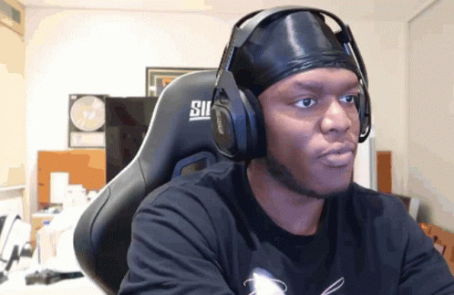 Headphones Ksi Confused GIF