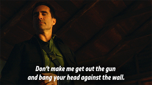 Heads Up Warning Bang Head Against Wall GIF