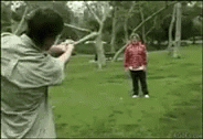 Headshot Cat Baseball Bat GIF