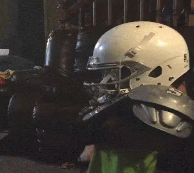 Headshot Helmet Football GIF